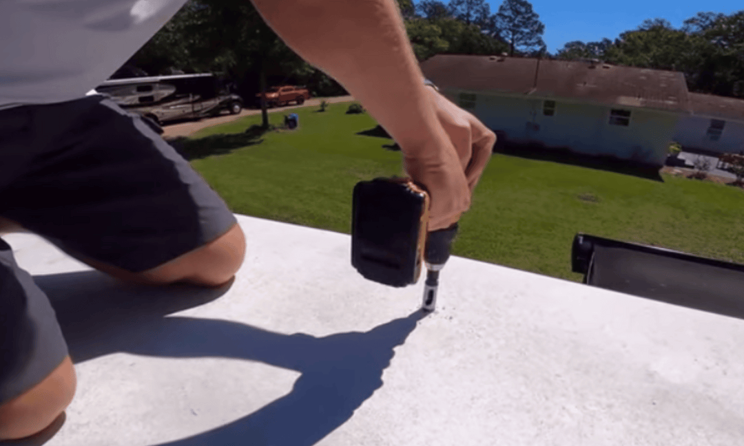 RV Rooftop Poynting Antenna Install