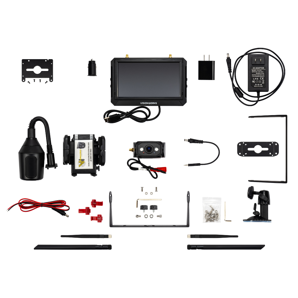 VisionWorks HD Wireless Rearview Observation Camera System with 5, 7, or 10-inch Touchscreen Monitor - Gen 2