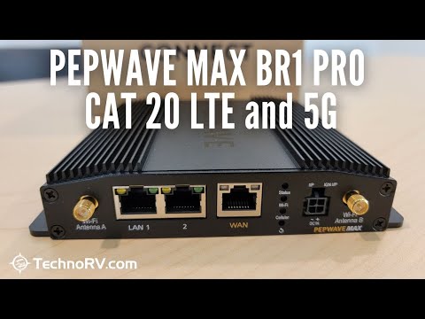 Pepwave Max BR1 Pro 4G Cat 20 Router + PrimeCare + 12V Power Supply