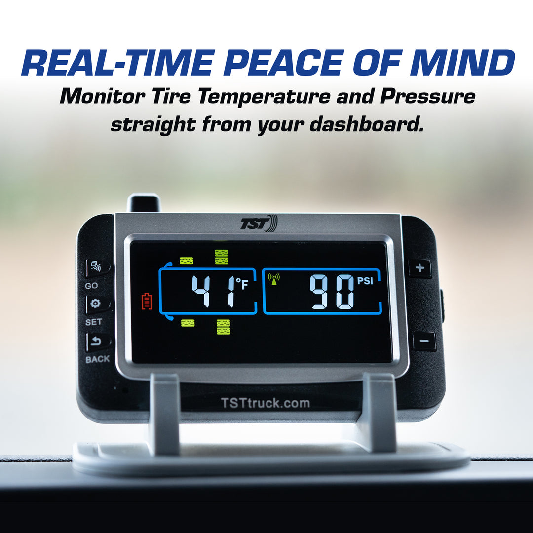 TST 507 TPMS with 4 to 8 FLOW THRU Sensors and COLOR Display