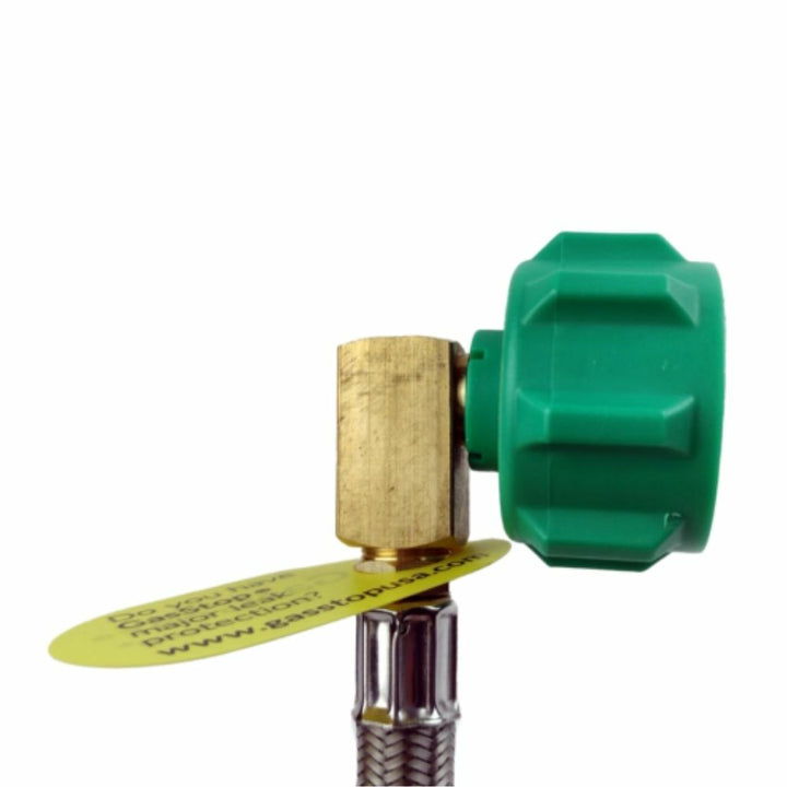 GasGear by GasStop 90 Degree Braided Stainless Hose