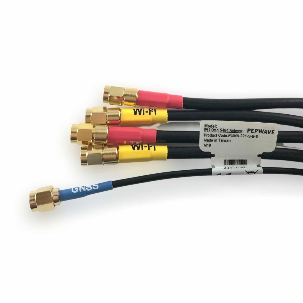 Pepwave Mobility 22G Antenna - 5-in-1 MIMO Omnidirectional - White