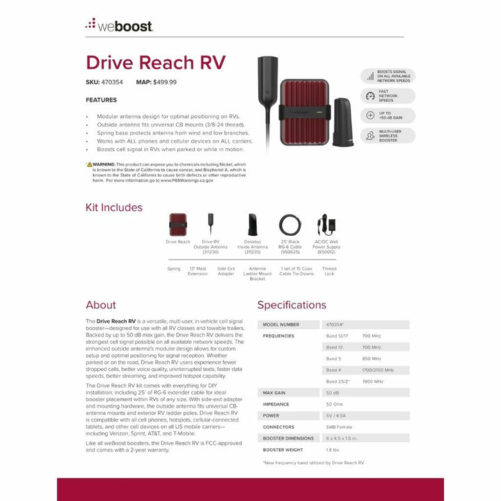 WeBoost Drive Reach RV
