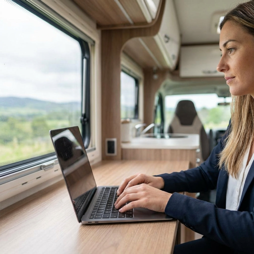 Illustration for How to Build a Reliable RV Redundant Internet System for Seamless Remote Work and Travel
