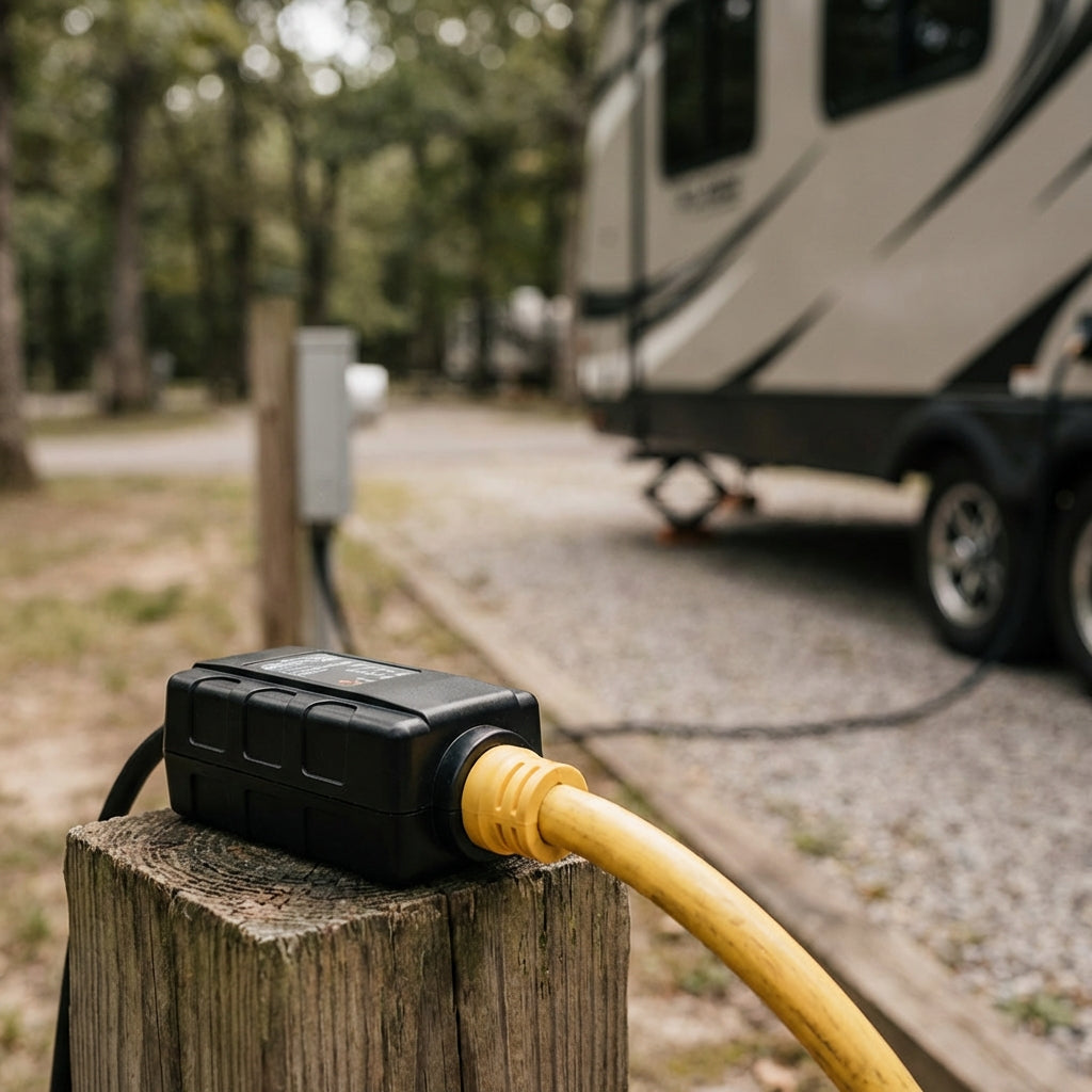 Illustration for Essential Surge Protection Gear to Shield Your RV Electrical System from Common Campground Power Issues