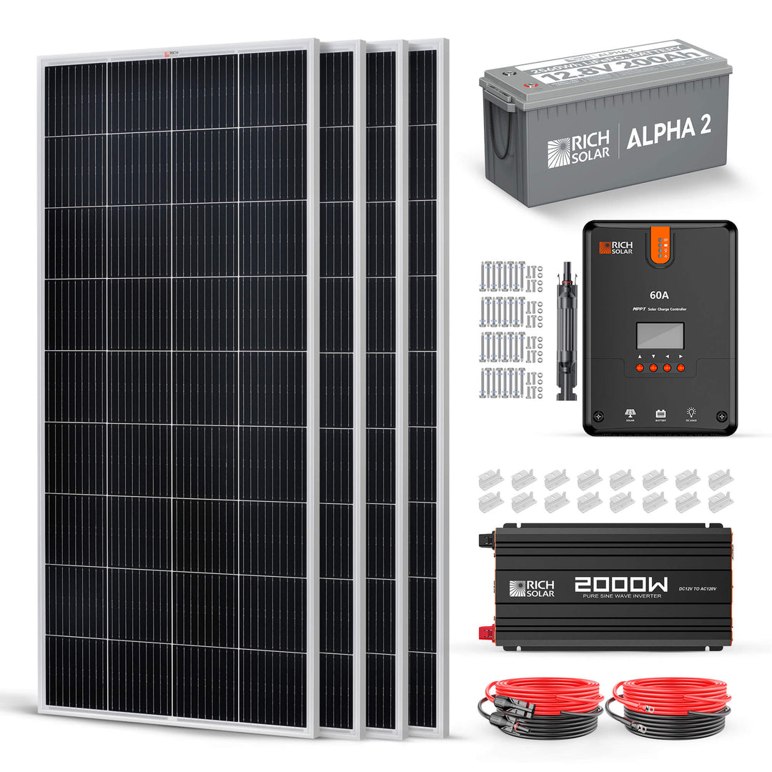 800 Watt Complete Solar Kit