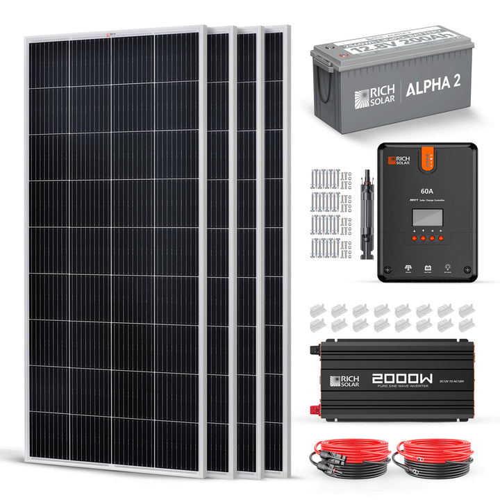 800 Watt Complete Solar Kit