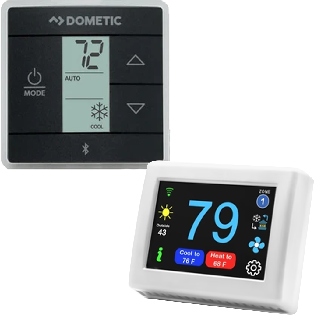 Micro-Air EasyTouch RV Thermostat - Dometic Replacement - WiFi and Bluetooth Enabled