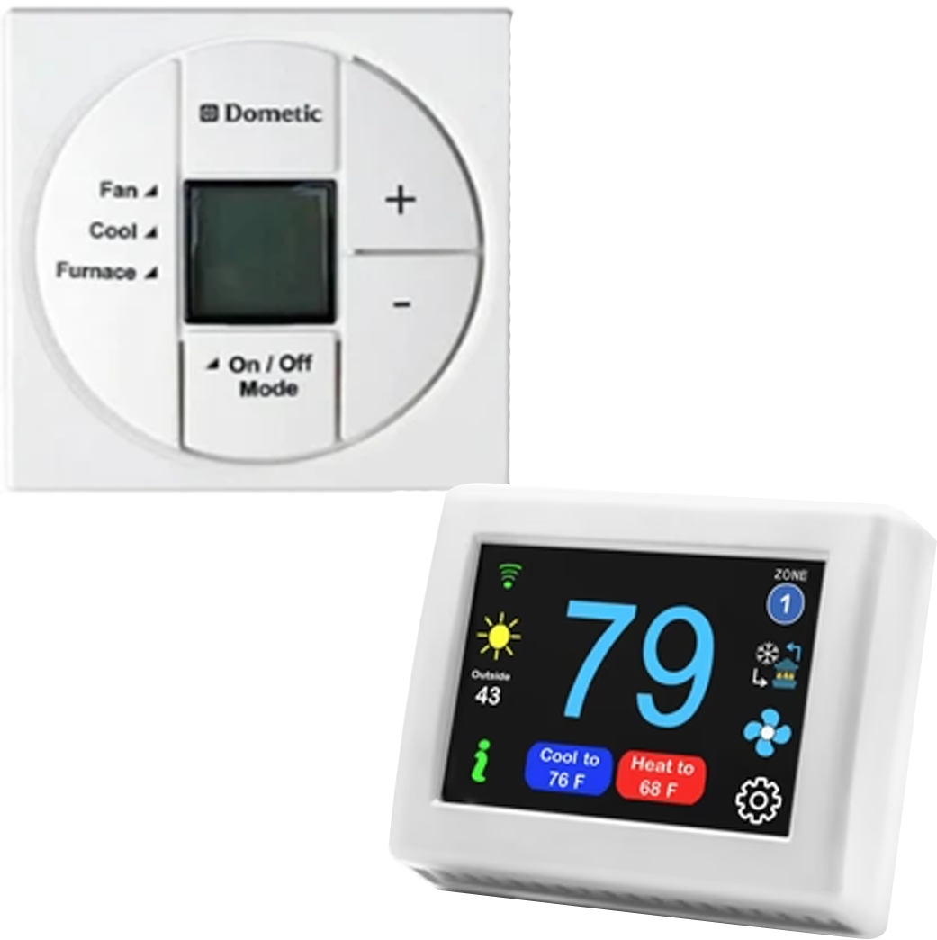 Micro-Air EasyTouch Digital RV Thermostat Replacement For Dometic Single Zone LCD Replacement - WiFi and Bluetooth Enabled