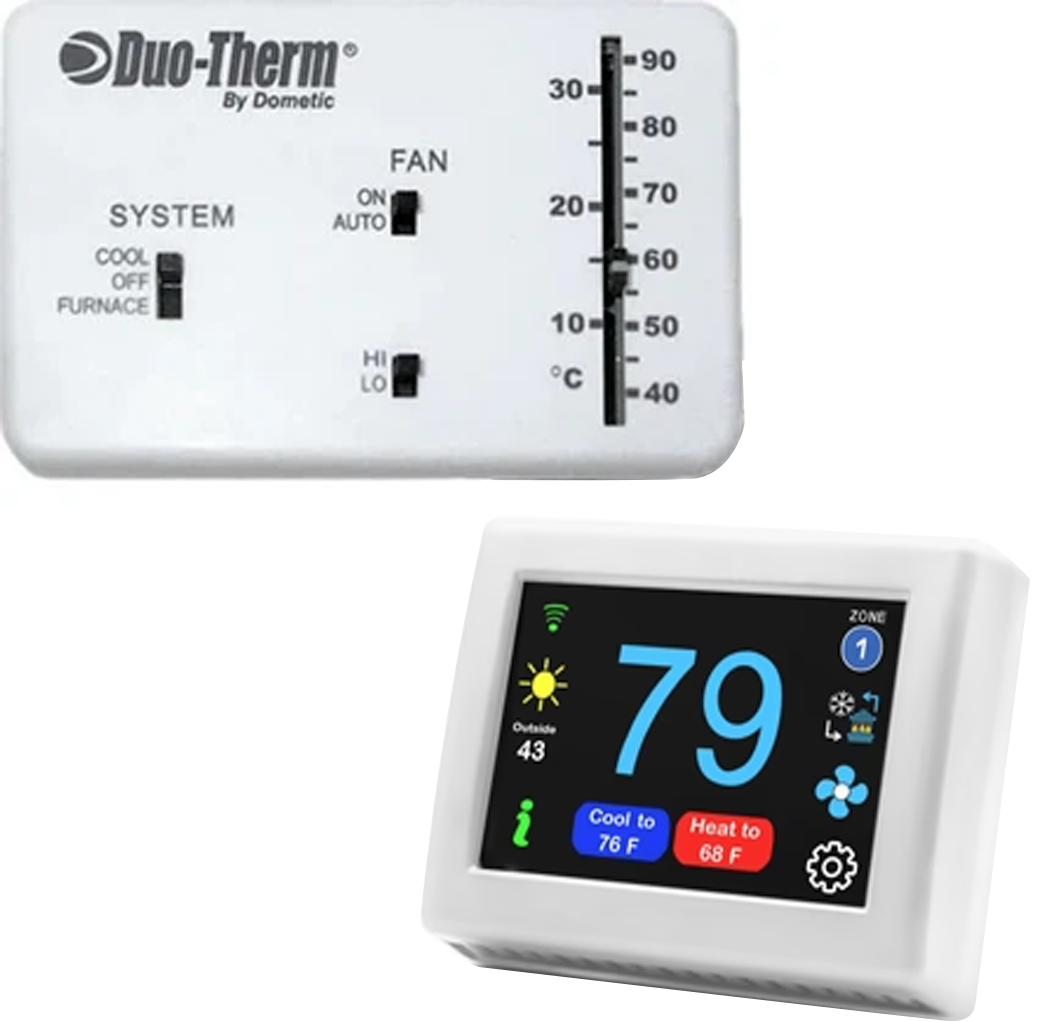 Micro-Air EasyTouch Digital RV Thermostat Replacement For Dometic Duotherm Analog - WiFi and Bluetooth Enabled