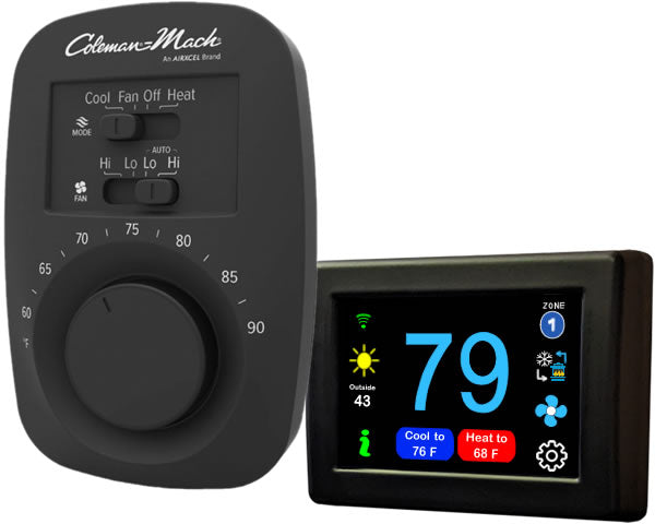 Micro-Air EasyTouch Digital RV Thermostat Replacement For Coleman Mach Analog Replacement - WiFi and Bluetooth Enabled