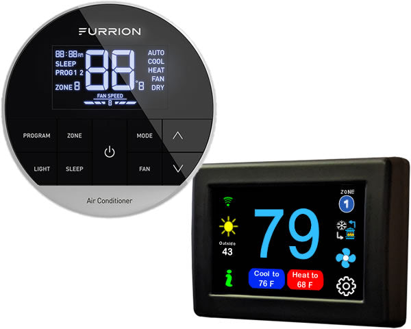Micro-Air EasyTouch Digital RV Thermostat Replacement For Furrion Multi-Zone Replacement - WiFi and Bluetooth Enabled