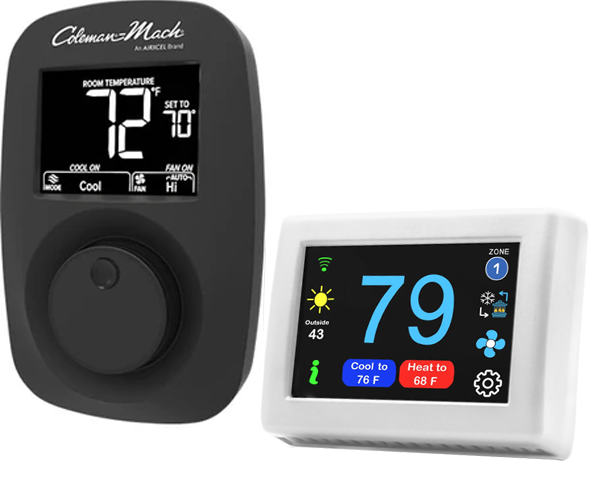 Micro-Air EasyTouch RV Thermostat - Coleman Replacement - WiFi and Bluetooth Enabled