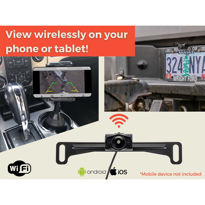 ReadyVision License Plate Camera with App