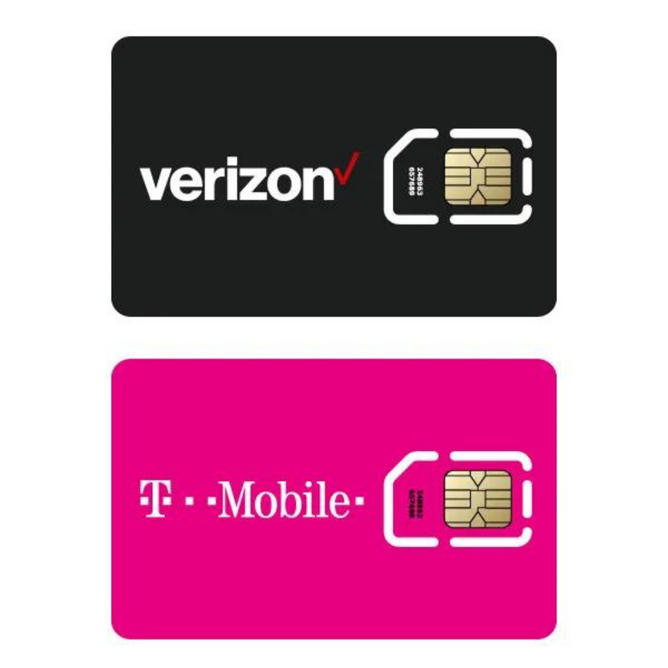 Verizon SIM + T-Mobile SIM