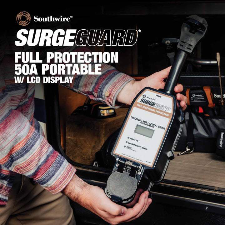 Surge Guard 34950 Portable Total Electrical Protection - 50 AMP
