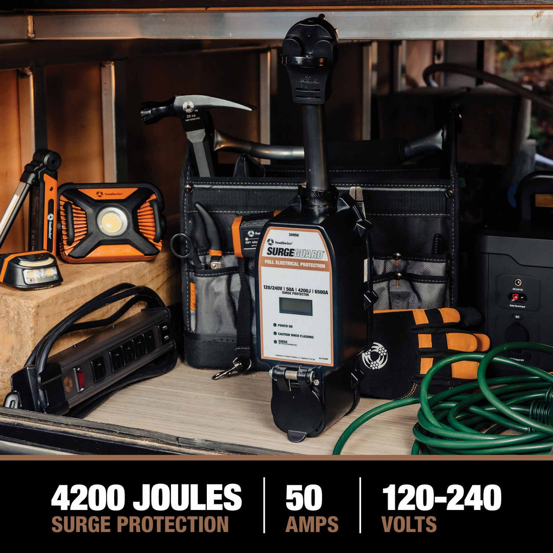 Surge Guard 34950 Portable Total Electrical Protection - 50 AMP