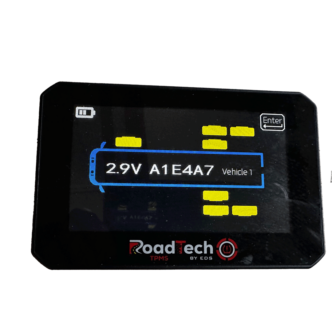 RoadTech TPMS Kit 4-12 Cap Sensors – Tire Pressure Monitoring System for RVs, Trailers & Tow Vehicles