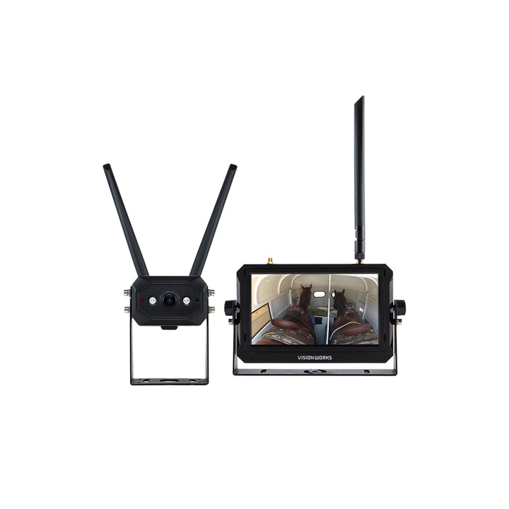 VisionWorks VWIC714-HDWL 7" HD Wireless Camera System for RVs & Horse Trailers - Equine Model