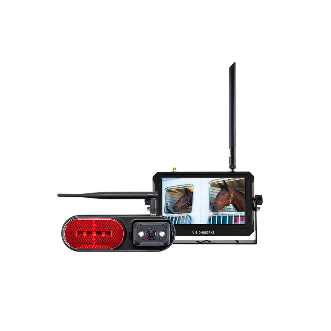 VisionWorks VWIC714-RILHDWL 7" HD Wireless Camera System for RVs & Horse Trailers - Equine Model
