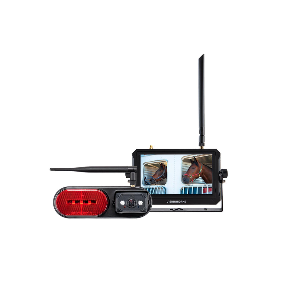VisionWorks VWIC714-RILHDWL 7" HD Wireless Camera System for RVs & Horse Trailers - Equine Model
