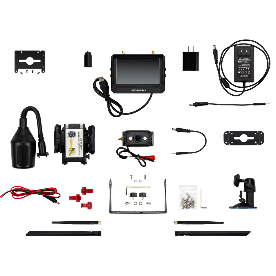 VisionWorks HD Wireless Rearview Observation Camera System with 5, 7 ...