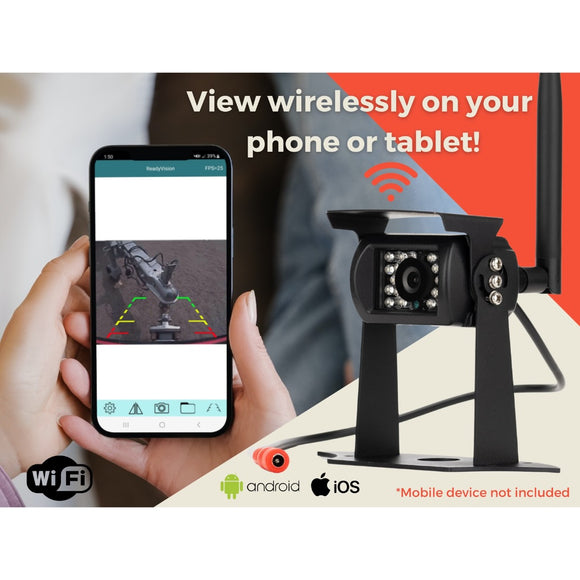ReadyVision Heavy-Duty Wi-Fi Camera RV Kit with App – TechnoRV