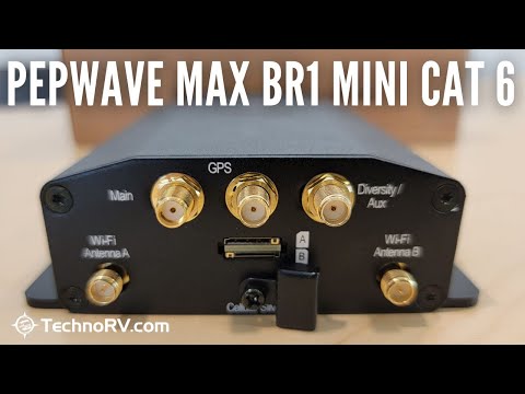 Pepwave Max BR1 Mini Cat 6 LTE Advanced Router + PrimeCare + 12V Power Supply