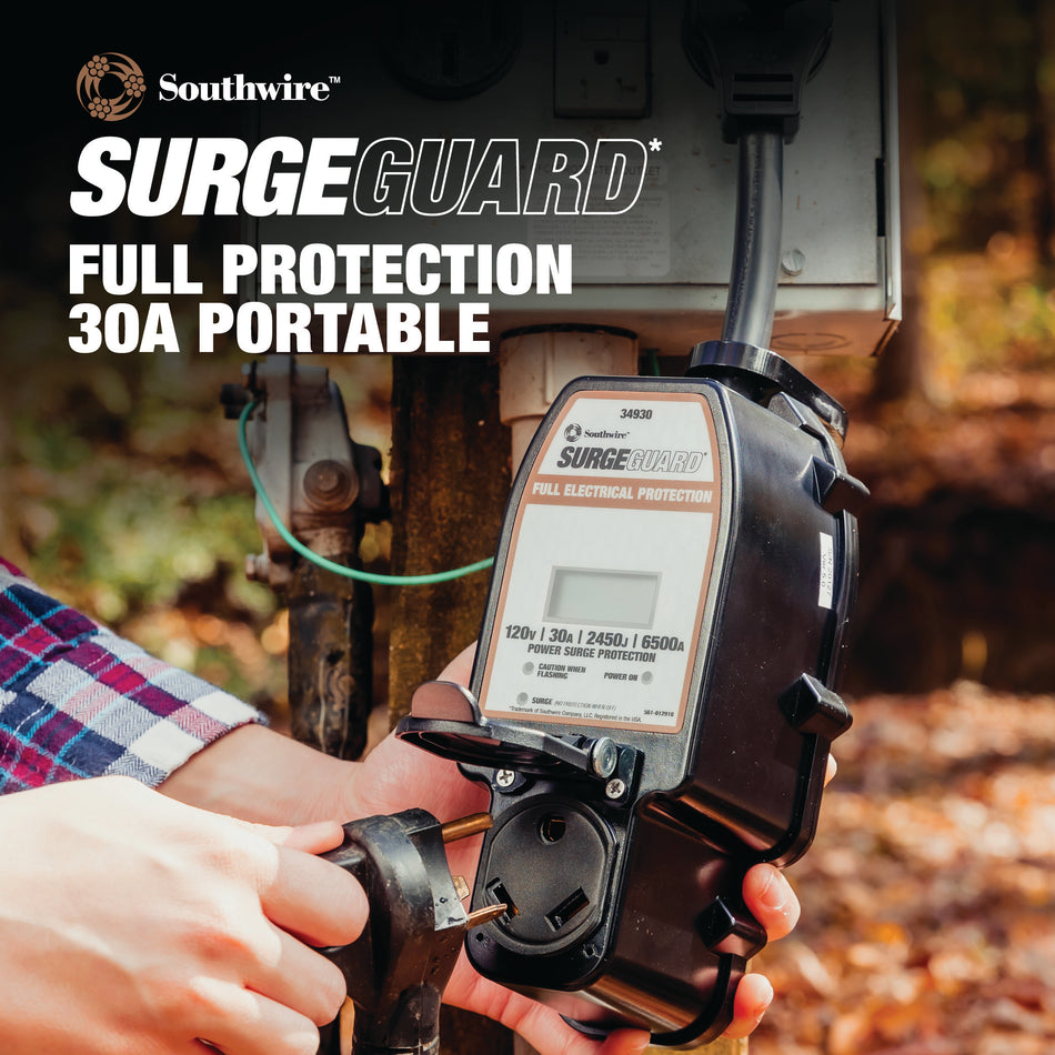 Surge Guard 34930 Portable Total Electrical Protection - 30 AMP