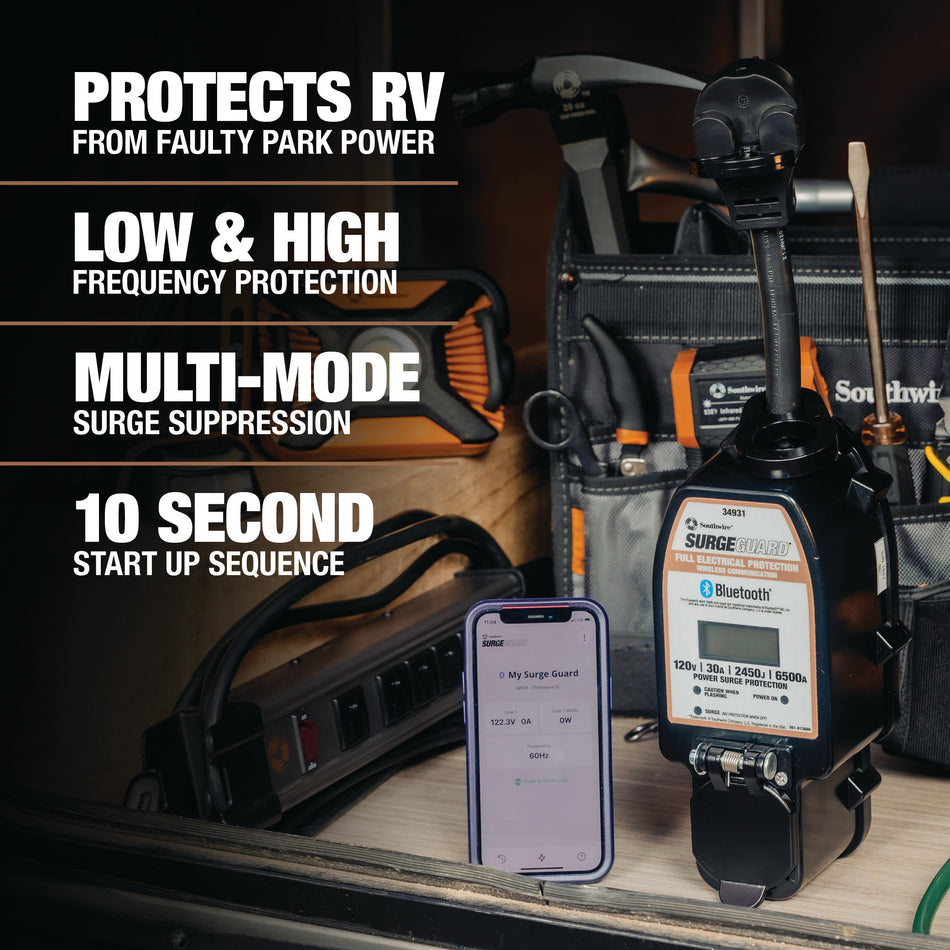 Surge Guard 34931 Portable Total Electrical Protection - 30 AMP – TechnoRV