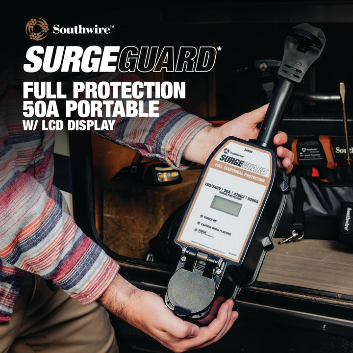 50A Surge Guard Portable Total Electrical Protection 34950