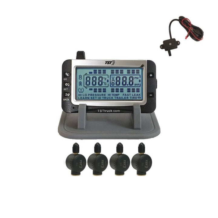 TST 507 TPMS with 4 FLOW THRU Sensors and MONOCHROME Display