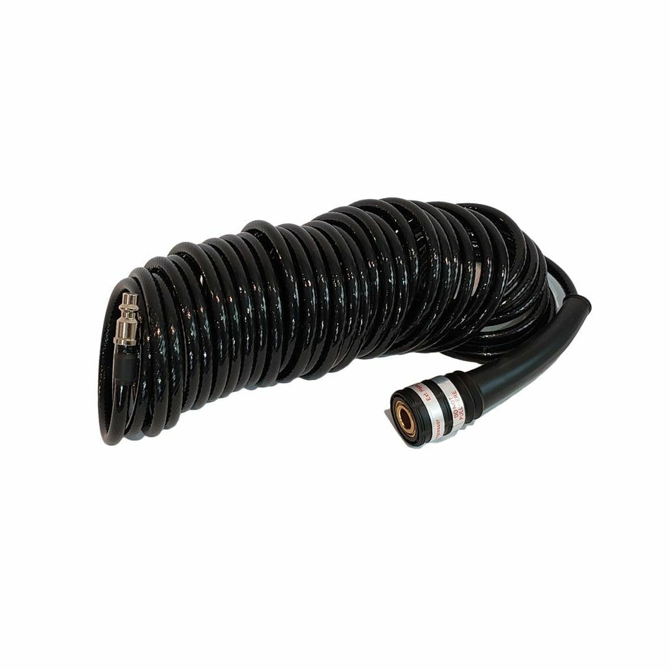 VIAIR black braided extension air hose with quick connections
